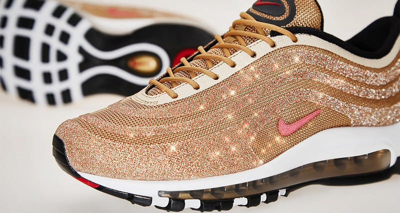 Ideal Mince Ownership Nike Air Max 97 "Metallic Gold" with Swarovski Crystals Will Be Very  Limited | Nice Kicks