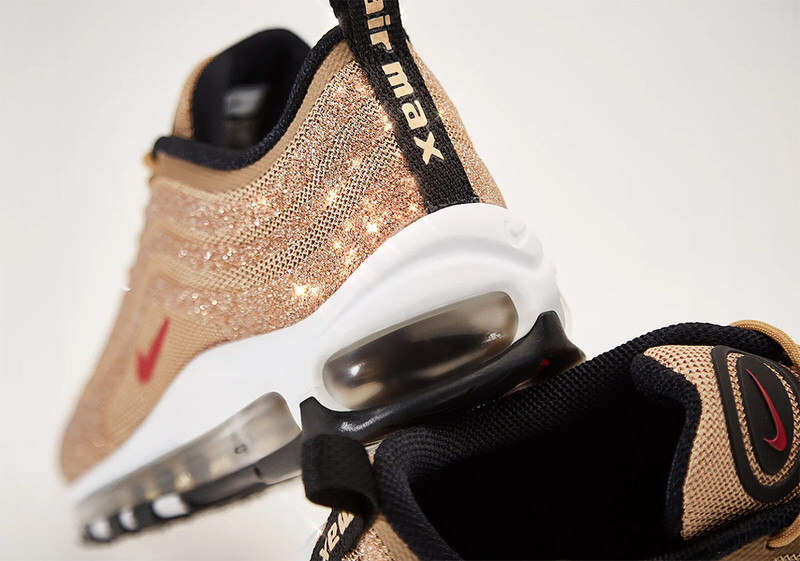 nike swarovski gold