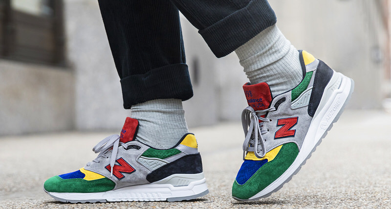 new balance de colores