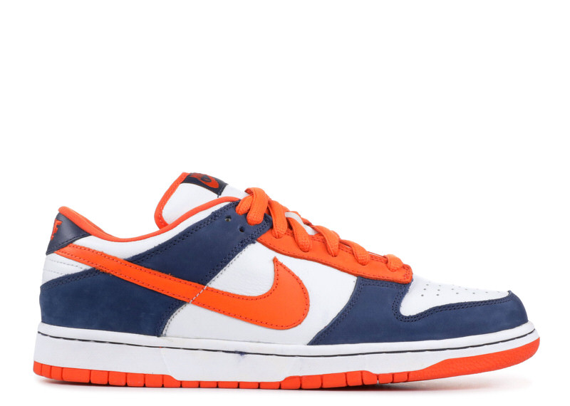 nike dunk orange blue