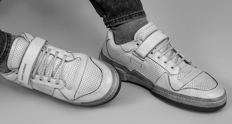 Saint Laurent Flips the Forum Nice Kicks