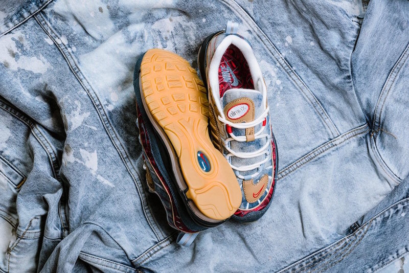 Nike Air Max 98 Sports Faded Denim and 