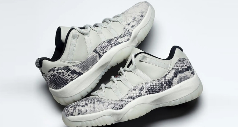 jordan 11 snakeskin grey