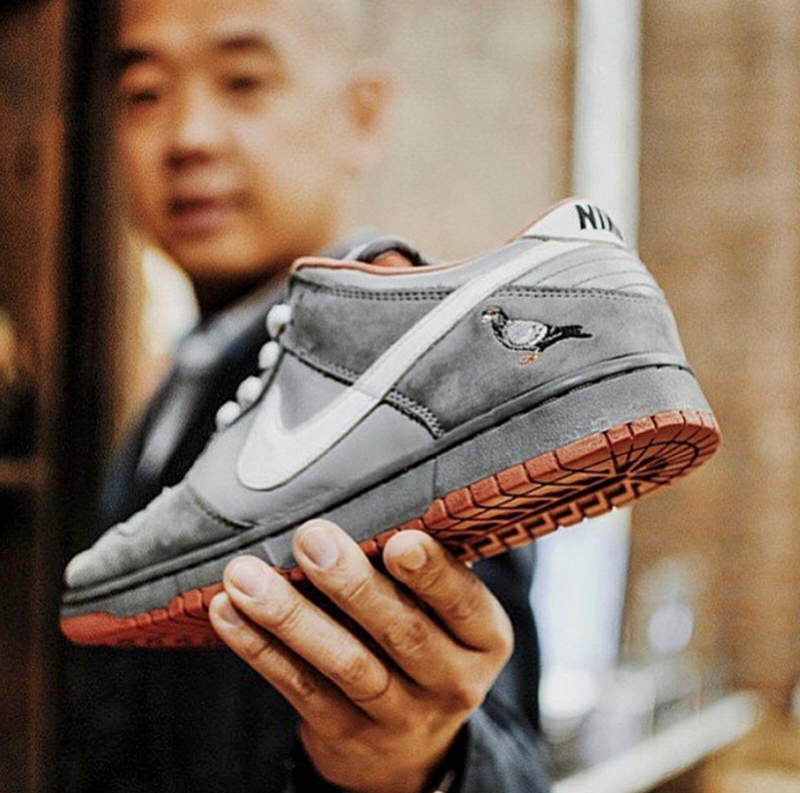 nike dunk sb low pigeon