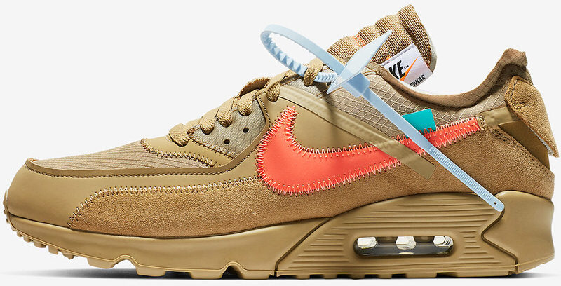 Off-White x Nike Air Max 90 "Desert Ore"