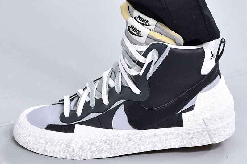 sacai x Nike Blazer Mid Wolf Grey Release Date | Nice Kicks