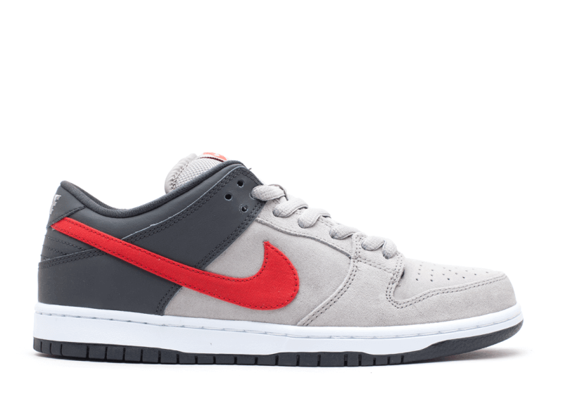 Nike SB Dunk Low "Medium Grey/University Red"