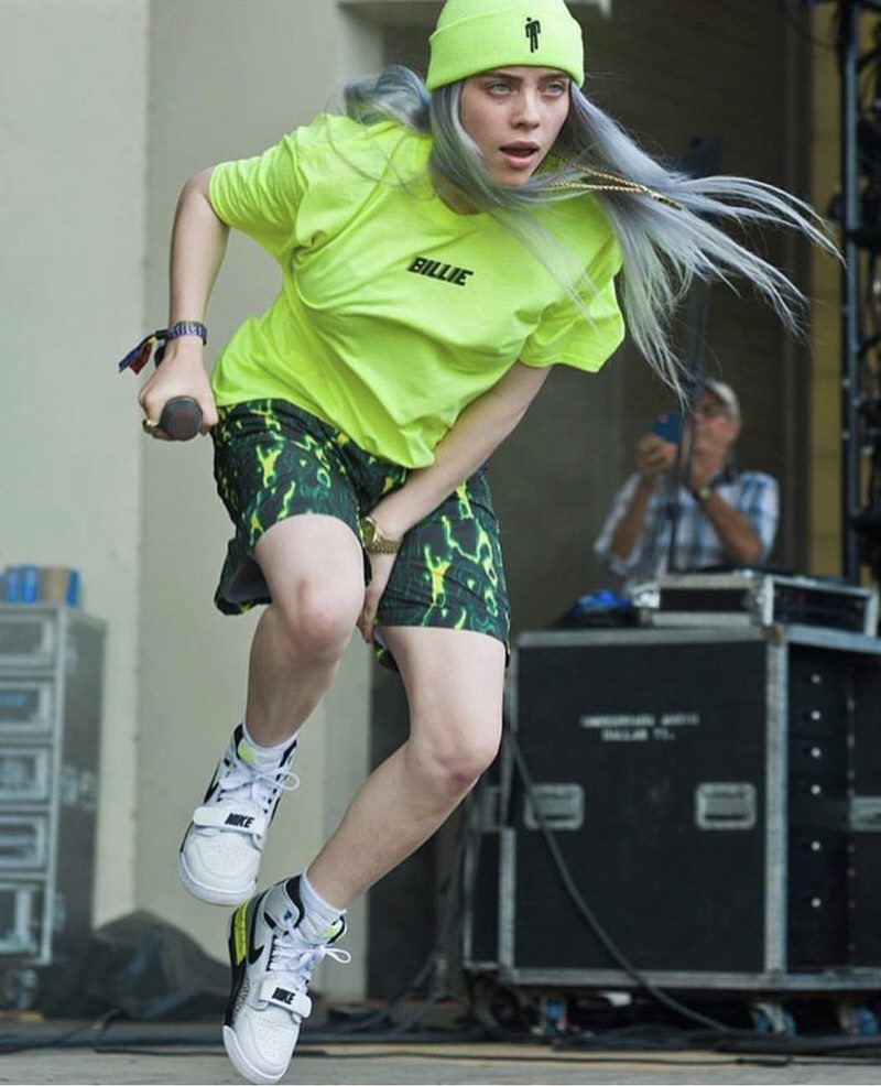 Billie Eilish's Lime Green Louis Vuitton Outfit