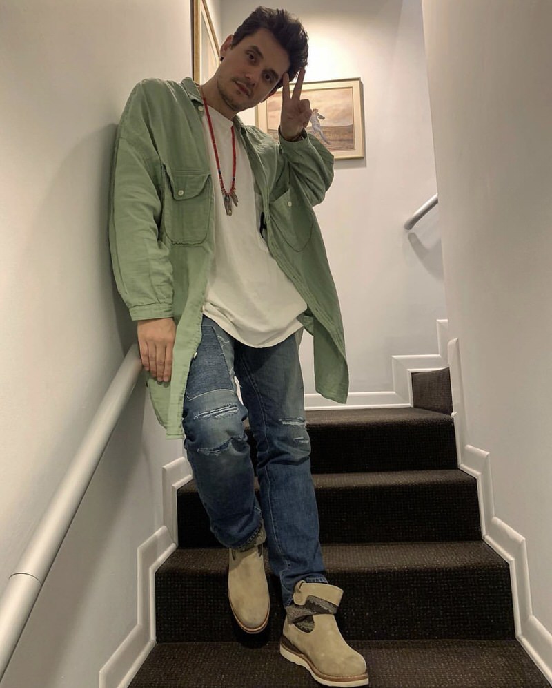 John mayer yeezy online boots