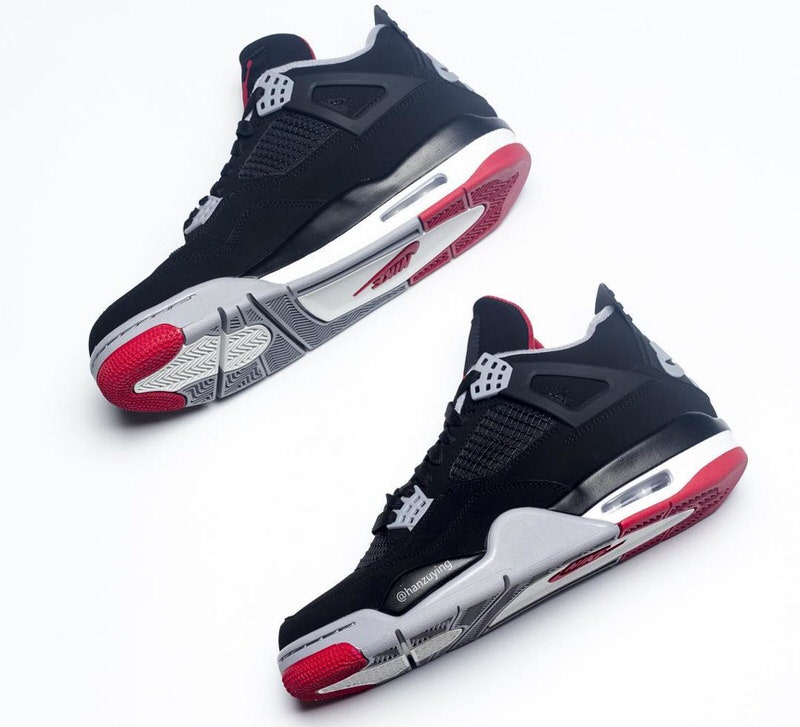 jordan retro 4 black and red