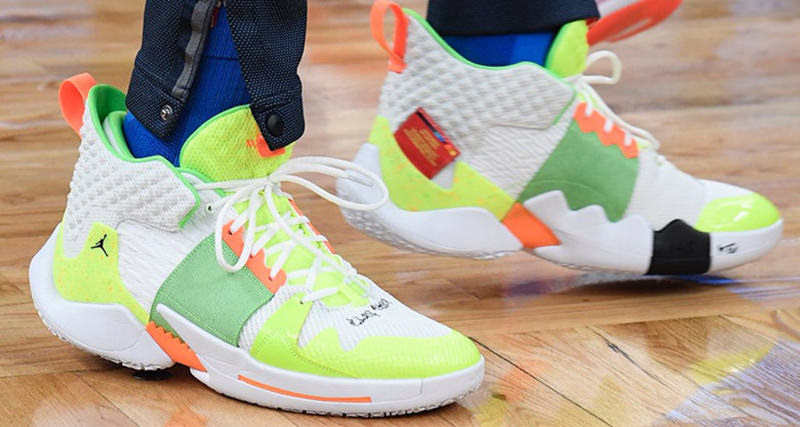 russell westbrook green shoes