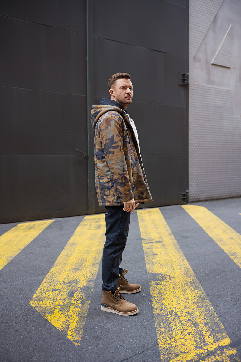 Layered with Levi's, while wearing the visvim Virgil Boots-Folk.