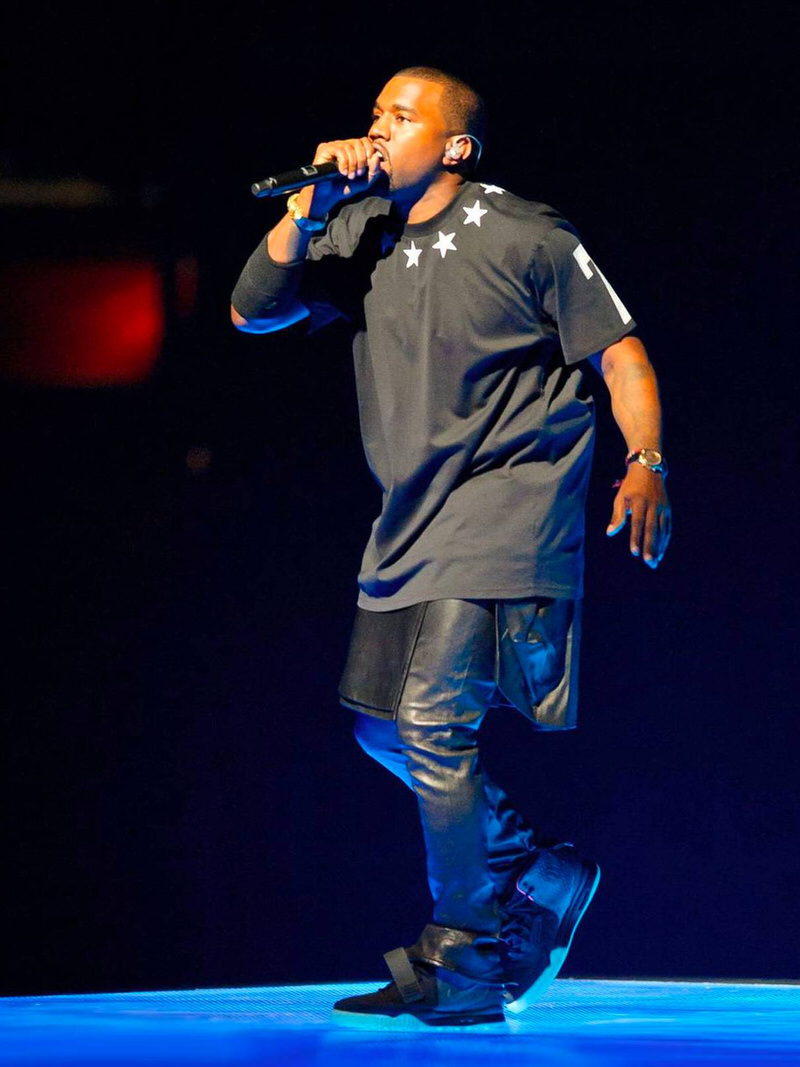 kanye west kilt nike air yeezy 2 givenchy