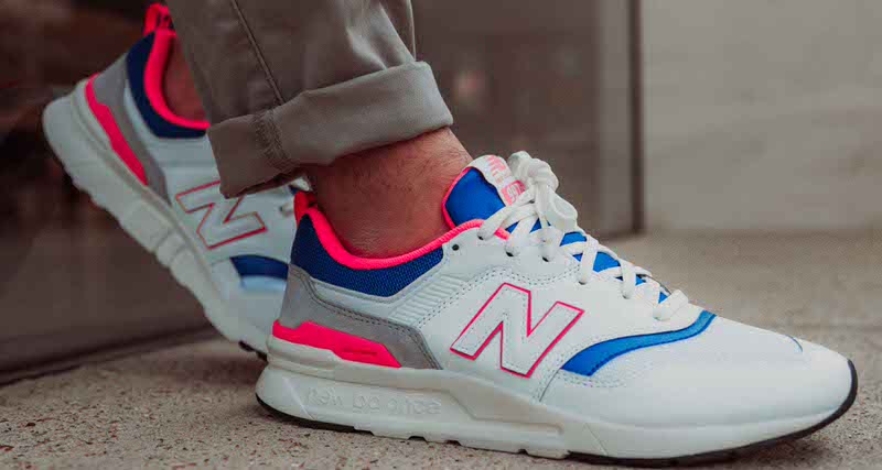 new balance 997 on foot