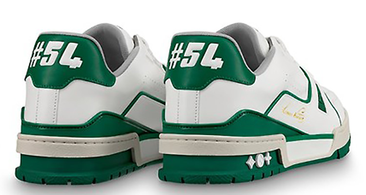 LV Trainer Sneaker White/Green