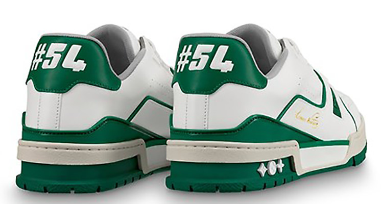 Louis Vuitton Trainer #54 Signature Green White