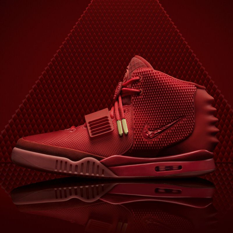 nike air yeezy 1 red october