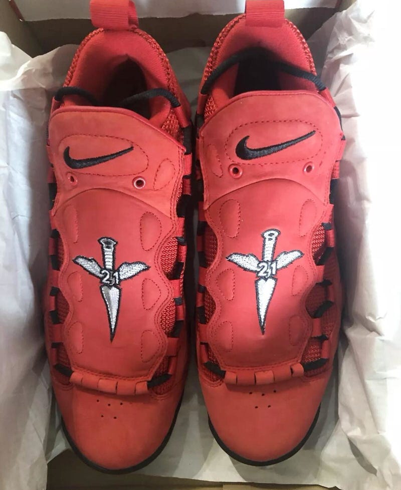 21 Savage Cashes in on Nike Air More Money Collab Nice Kicks