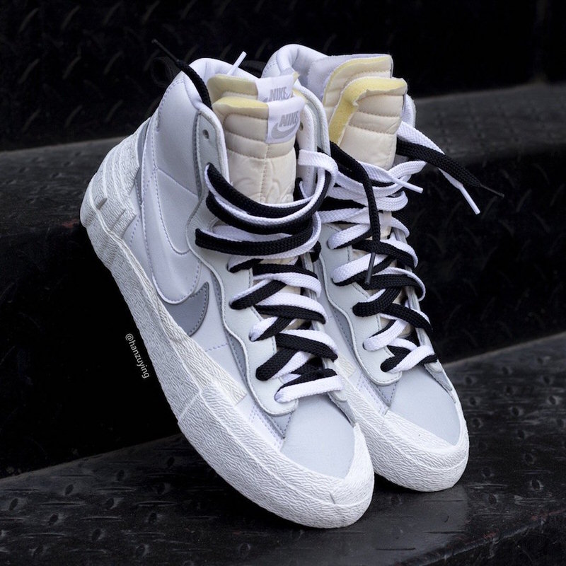 Sacai x Nike Blazer Mid White/Grey