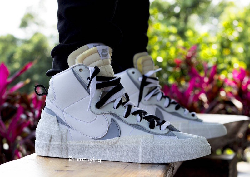 Sacai x Nike Blazer Mid White/Grey