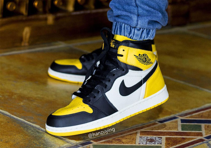 air jordan 1 high top yellow