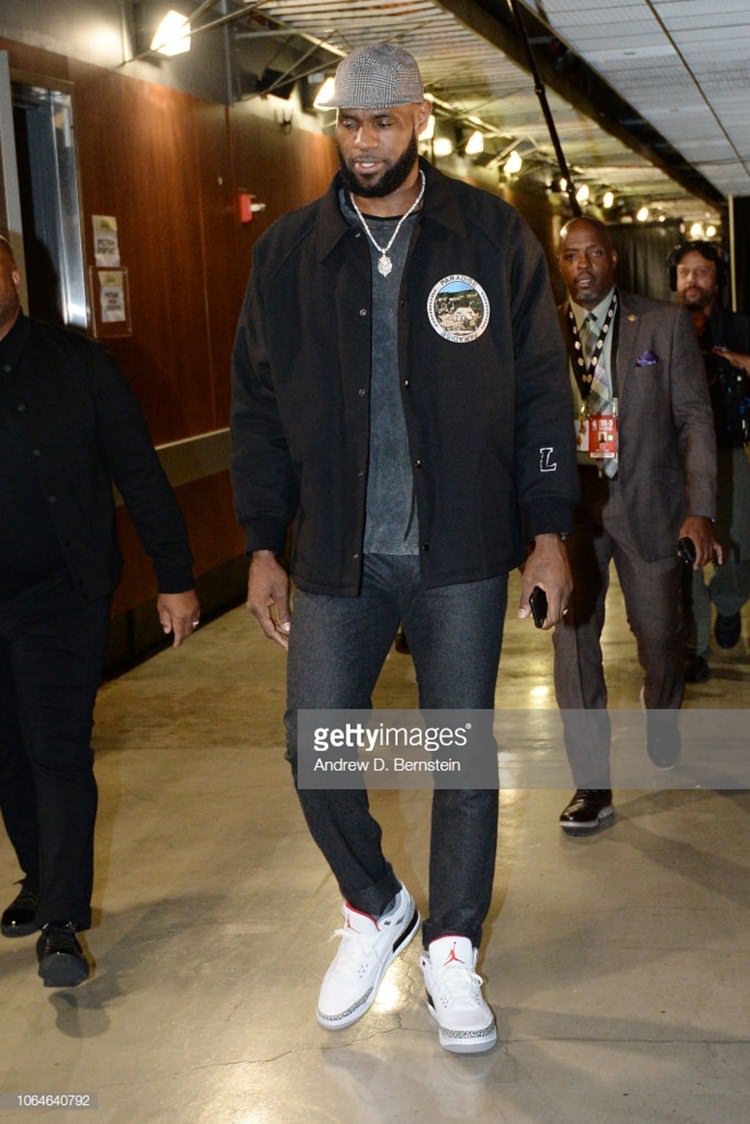 lebron wearing jordan shoes