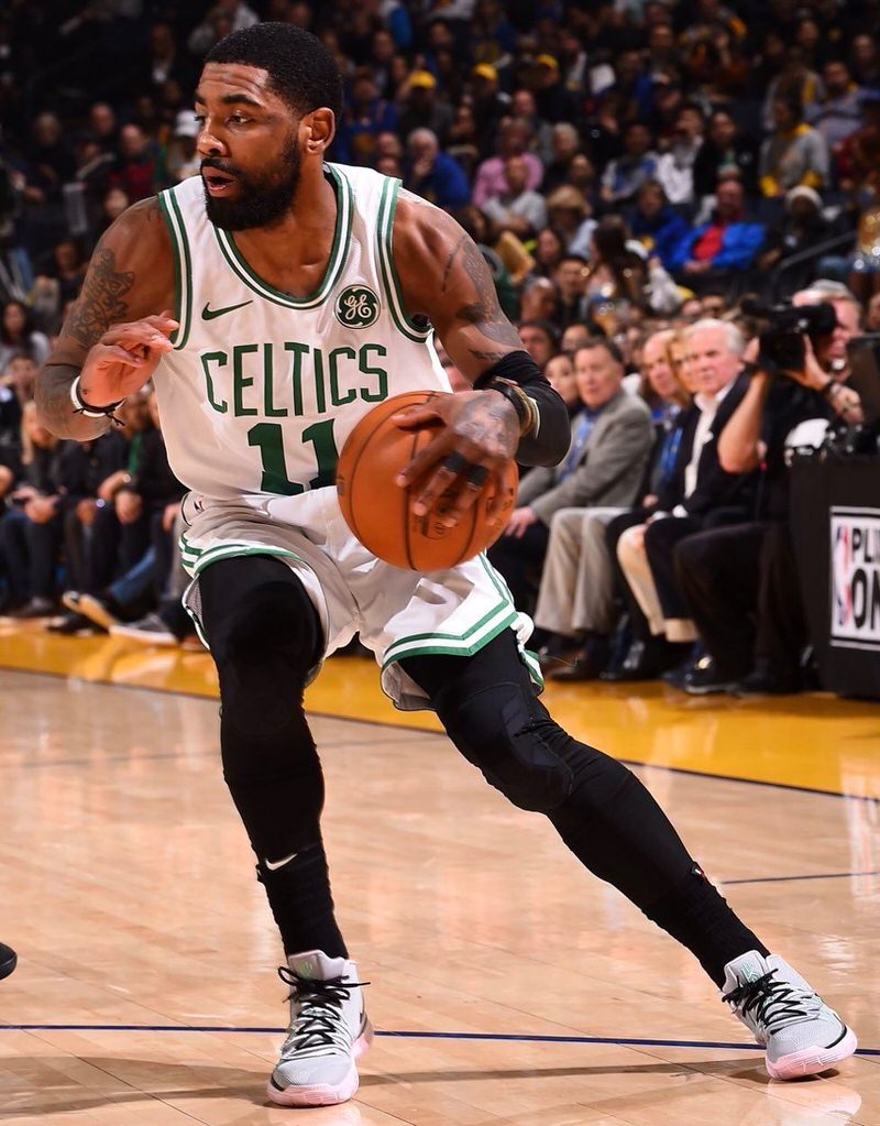 kyrie wearing kyrie 4