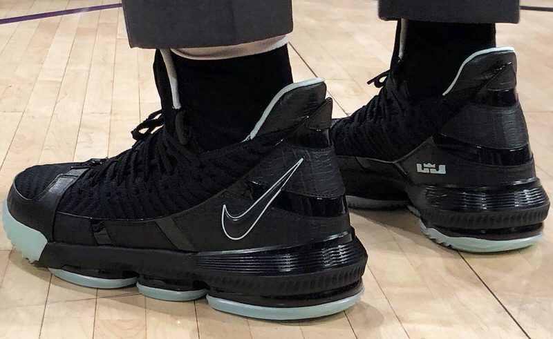 black lebron 16s