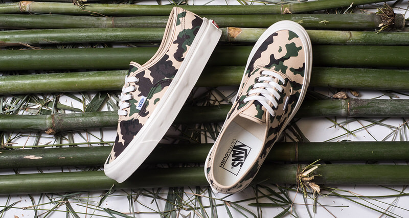 vans authentic 2 tone camo