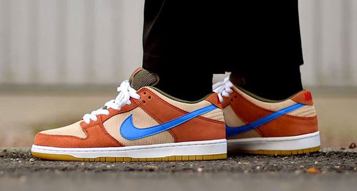 nike sb dunk low corduroy