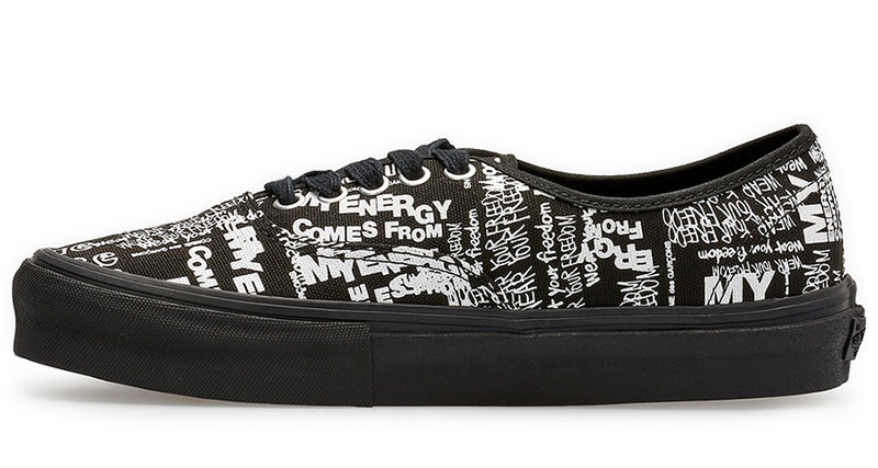 vans authentic x cdg