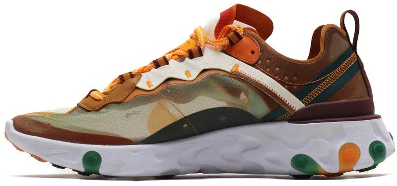 Orange React 87s Adorn Earth | Kicks