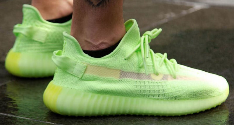 glow yeezys