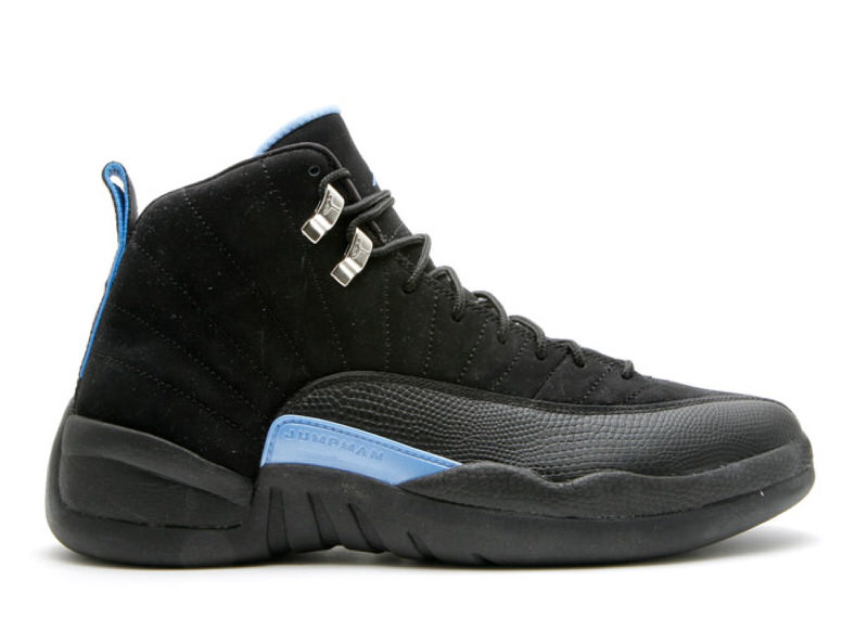 jordan 12 suede black