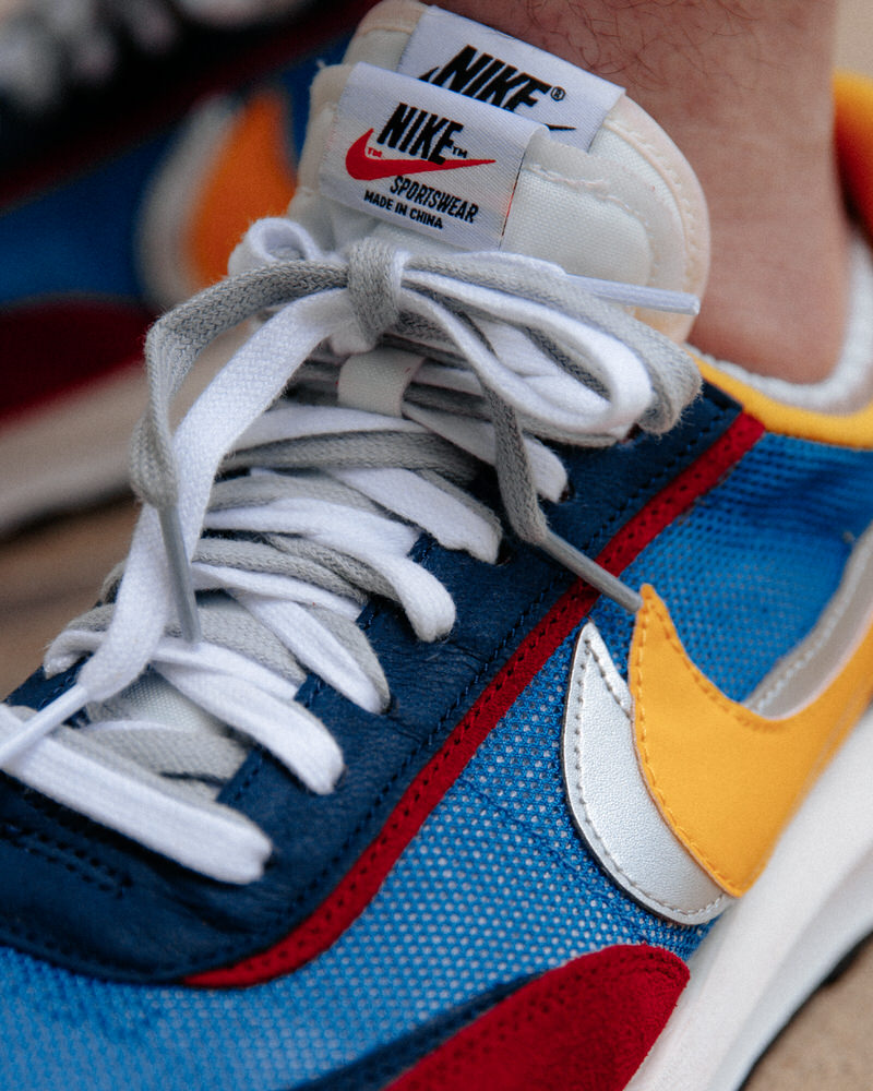 How the Sacai x Nike LDV Waffle Looks On Foot | Nice Kicks