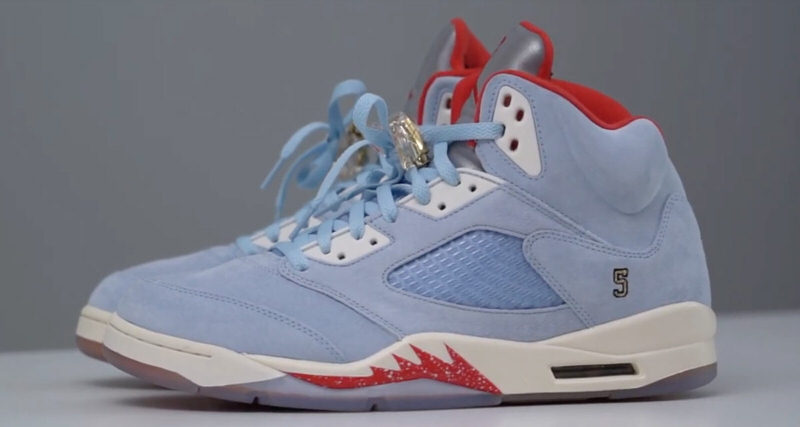 icy blue jordan 5