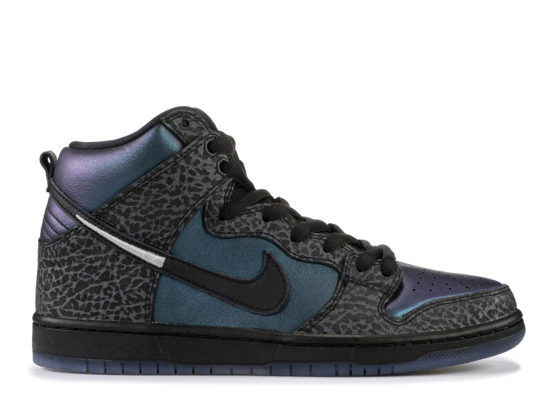 Black Sheep x Nike SB Dunk High "Hornets". BQ6827 001. Teal Box