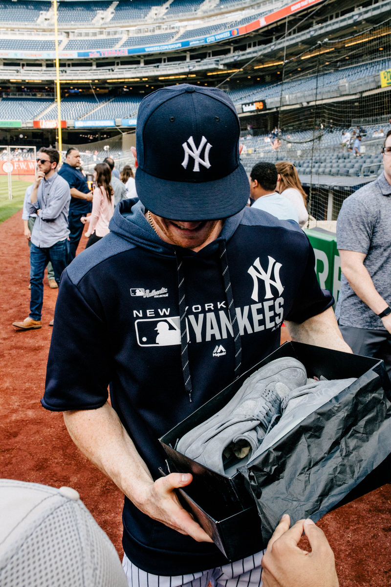 Clint Frazier Rocks Travis Scott AJ1 Custom Cleats