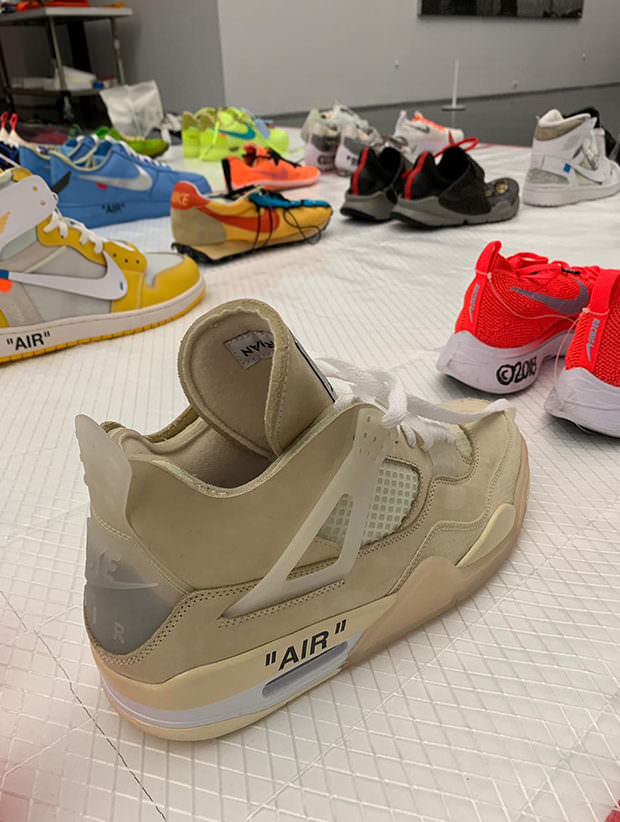 Another Off-White x Air Jordan 4 Emerges