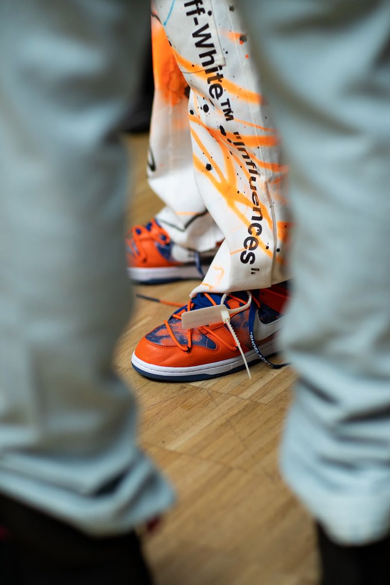 off white futura dunk low