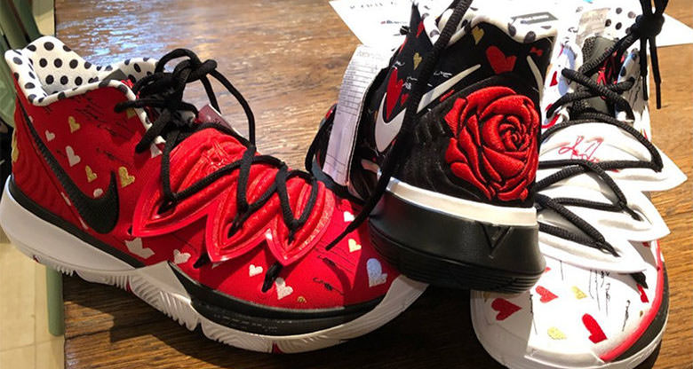 kyrie irving flower shoes