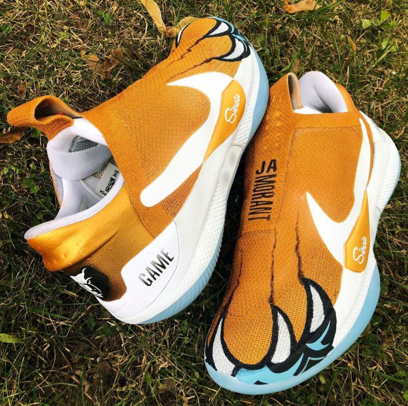 Ja Morant Gets His Own Custom Nike Adapt Bb Nice Kicks