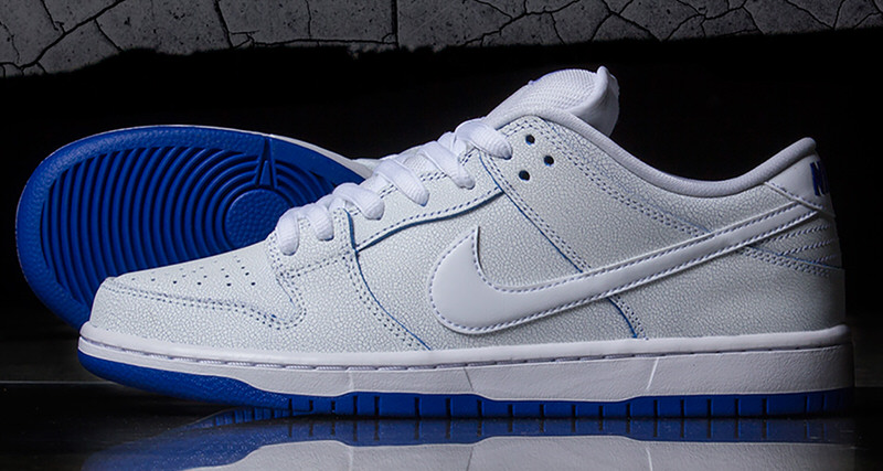 nike sb dunk low white game royal