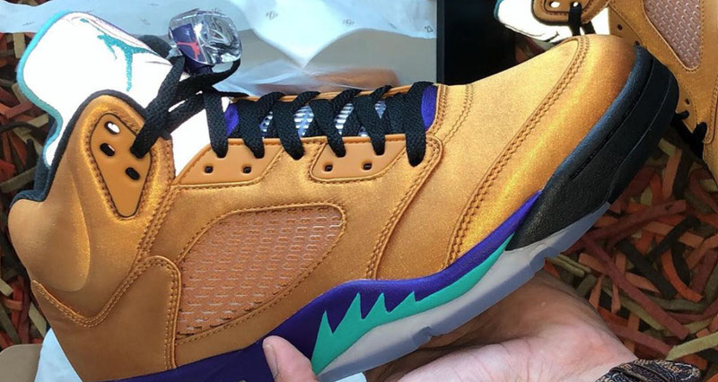 Will Smith's Golden Air Jordan 5 PE 