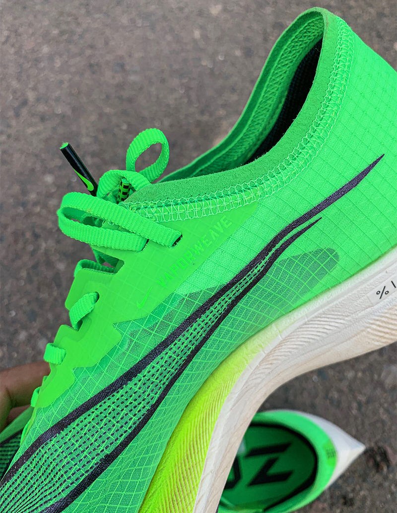 nike zoomx vaporfly on feet