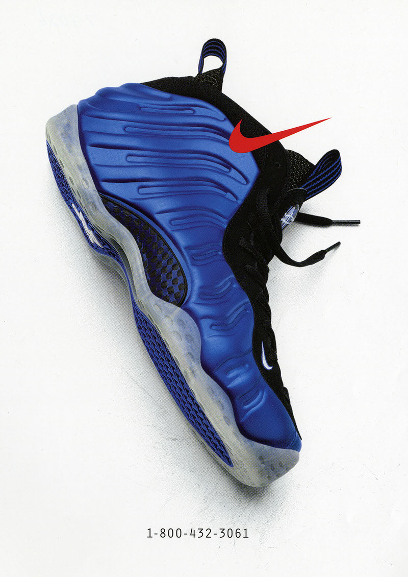 nike air foamposite one og ad 1997