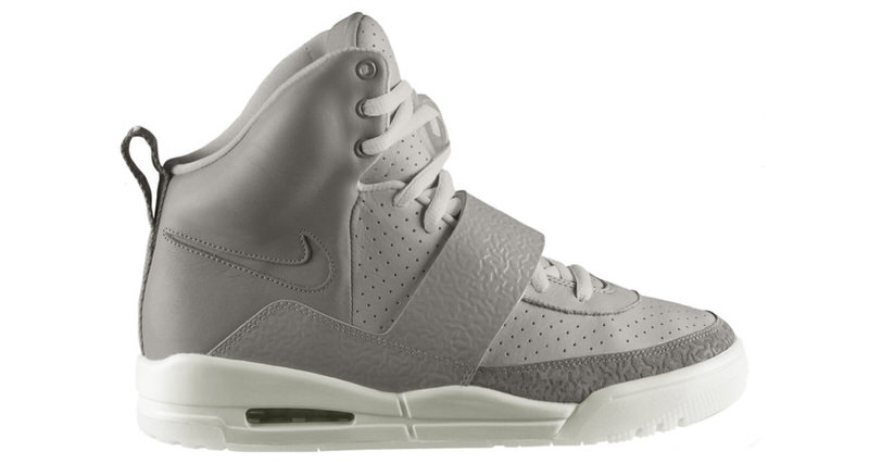 nike air yeezy 1 grey lead