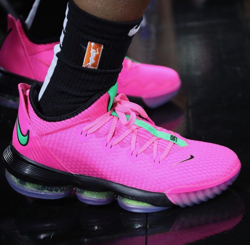 lebron 16 low pink