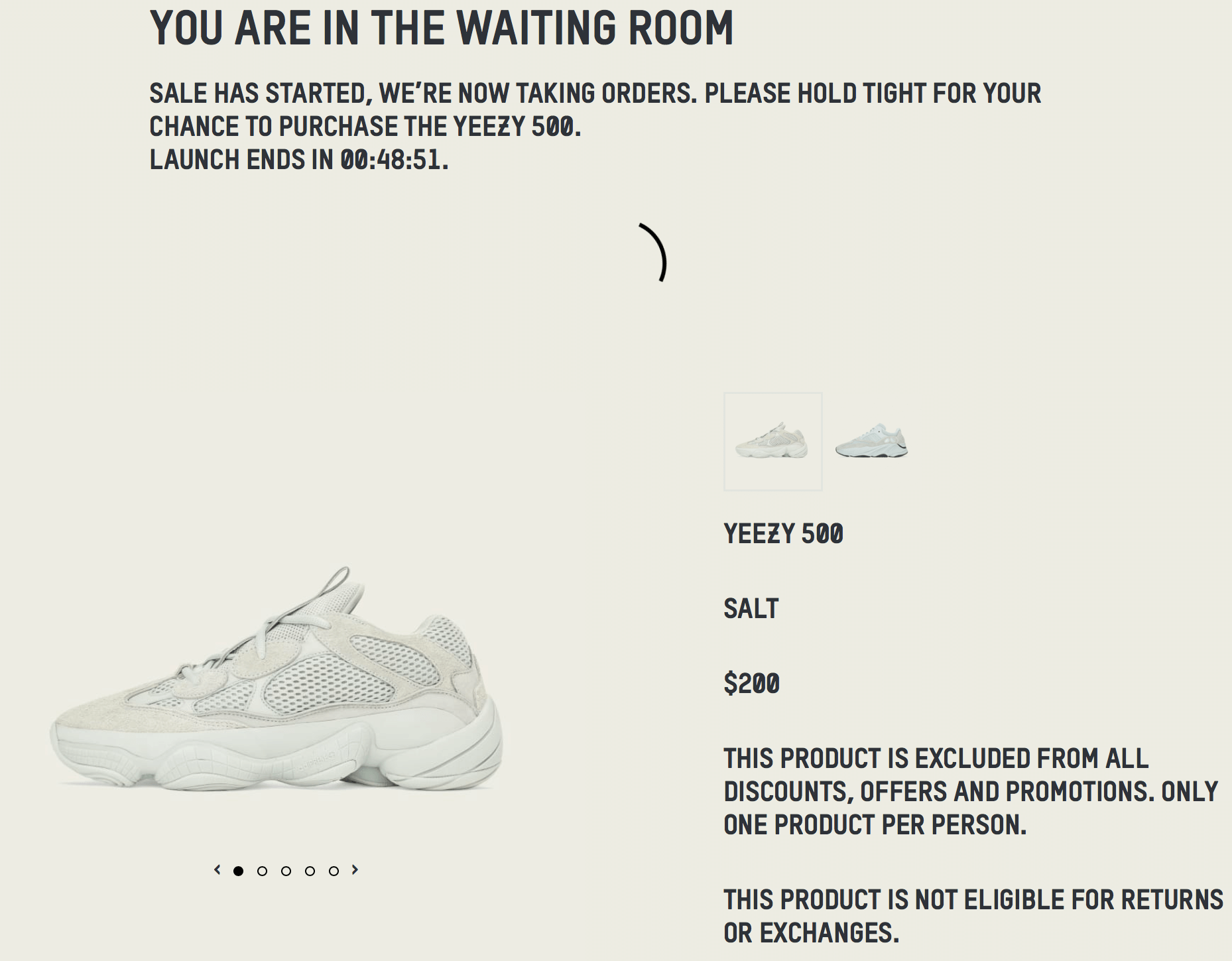 To position Return Justice Salt" Yeezy 500s & 700s Are Currently Restocking | Nice Kicks