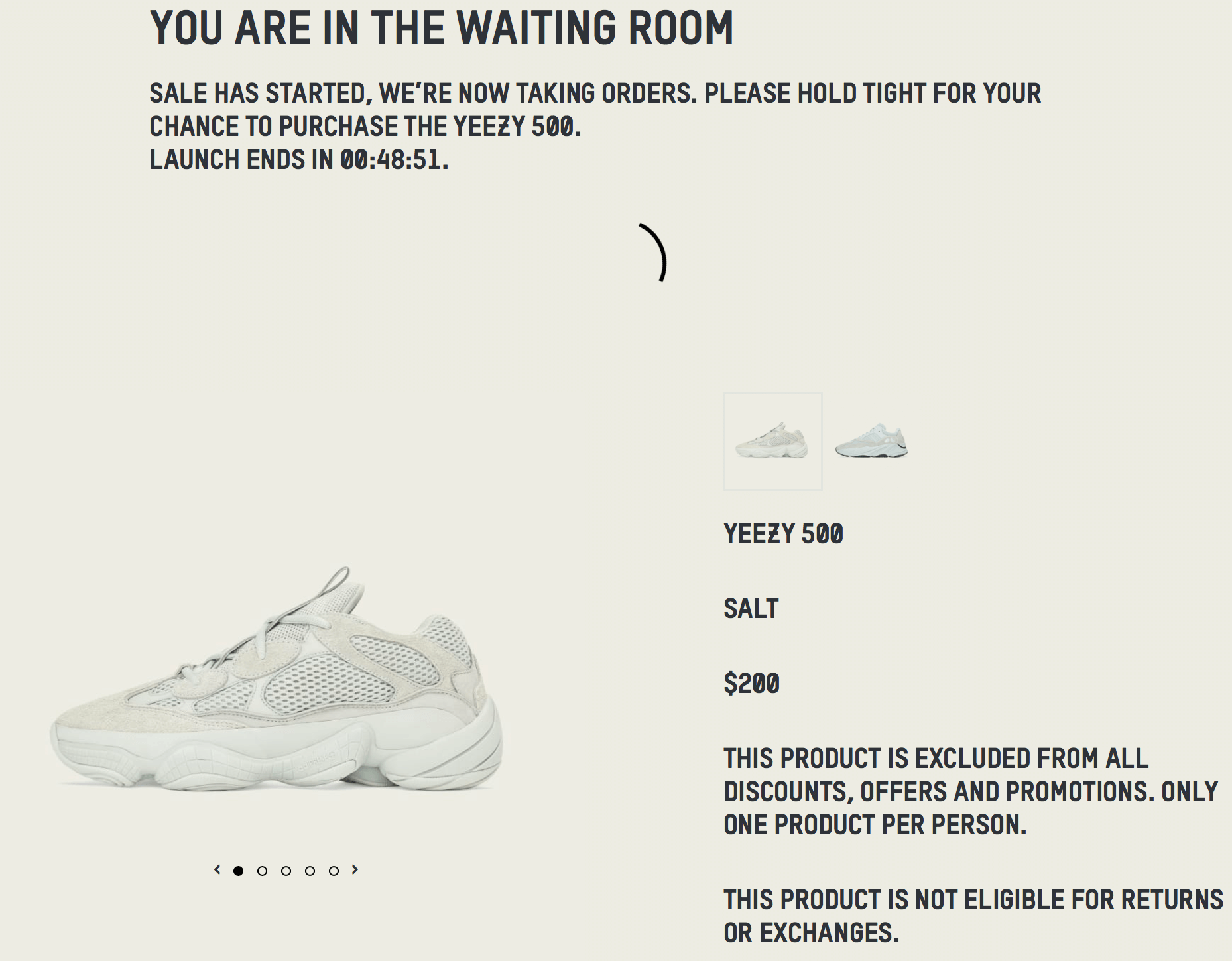 yeezy supply waiting in line to purchase